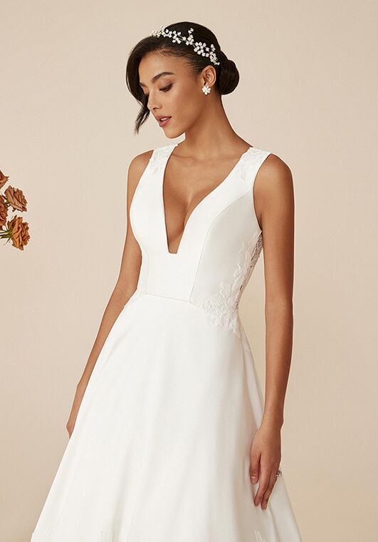 Justin Alexander Devan Ball Gown Wedding Dress - 4