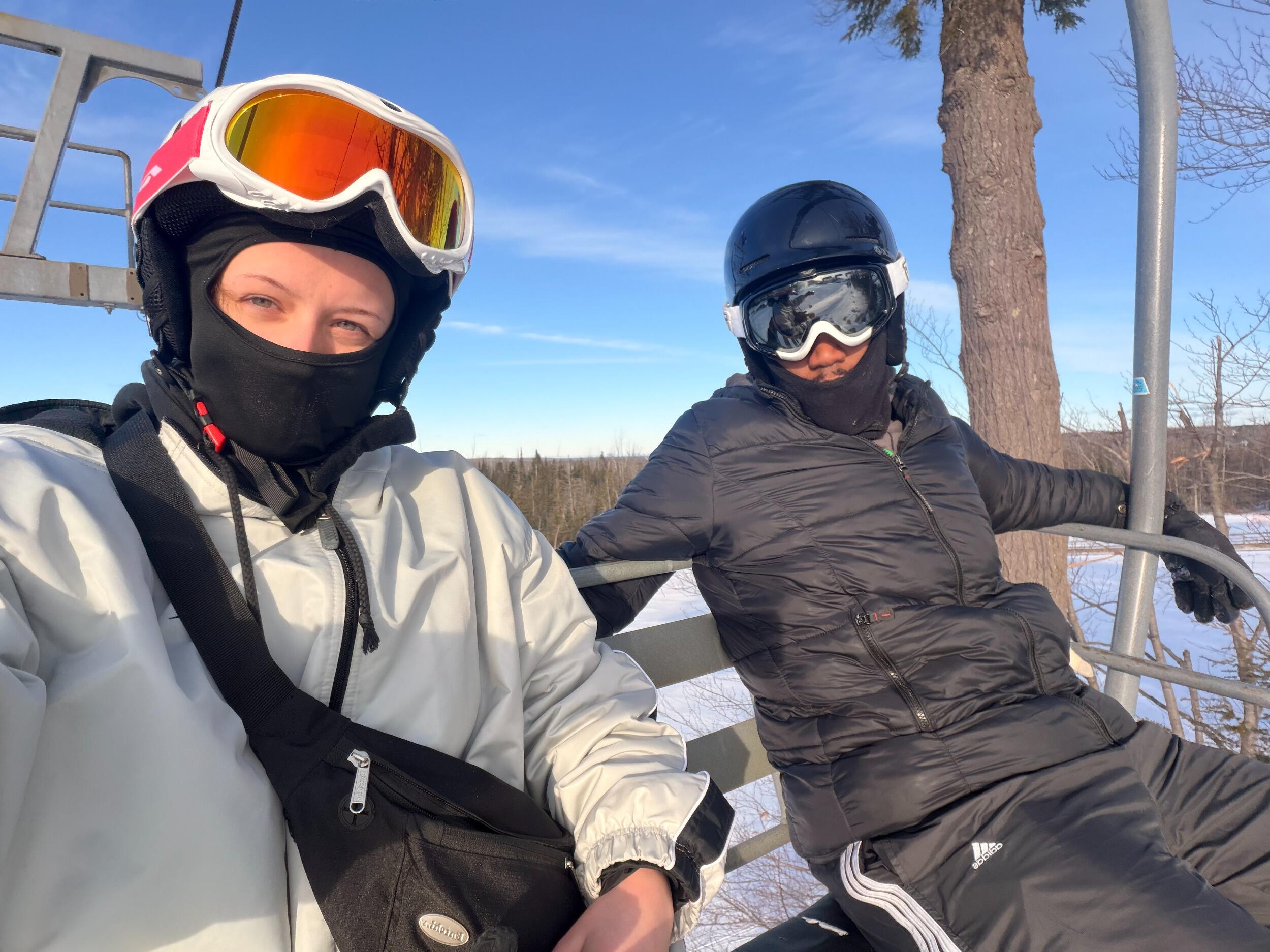 Donovan's first-time skiing and snowboarding, and first ski trip as a couple