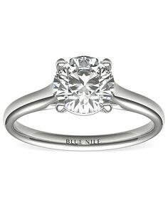 Blue Nile Round Cut Engagement Ring
