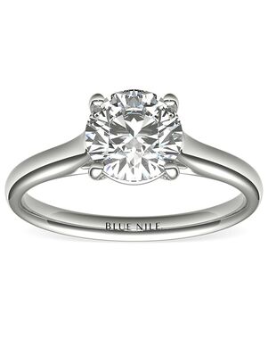 Blue Nile Round Cut Engagement Ring