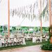 Tented Backyard Wedding With Hanging Decor