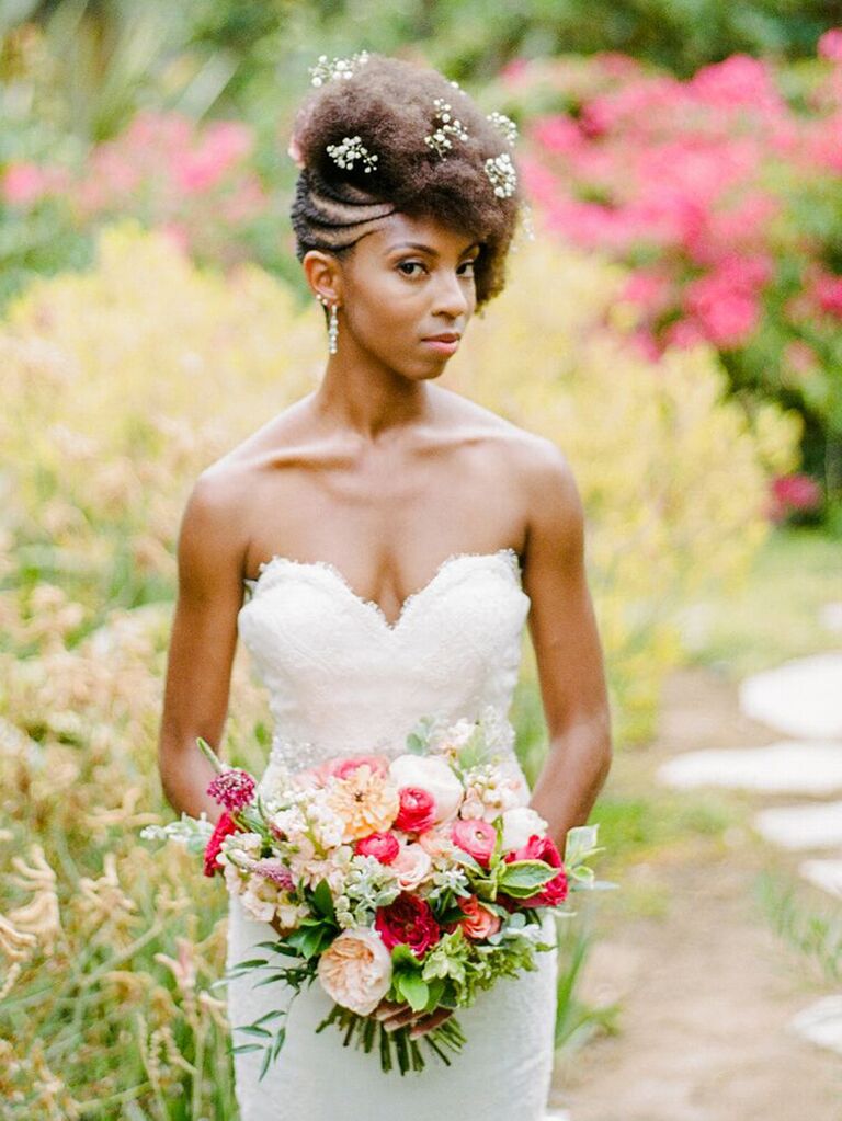 side hairstyles for wedding braided updo