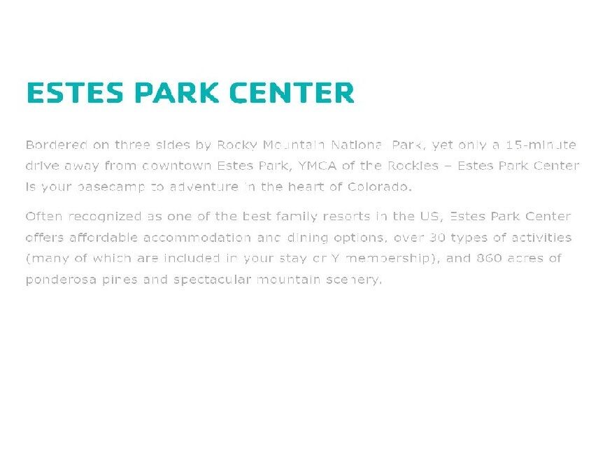 Picture of YMCA of the Rockies - Estes Park Center