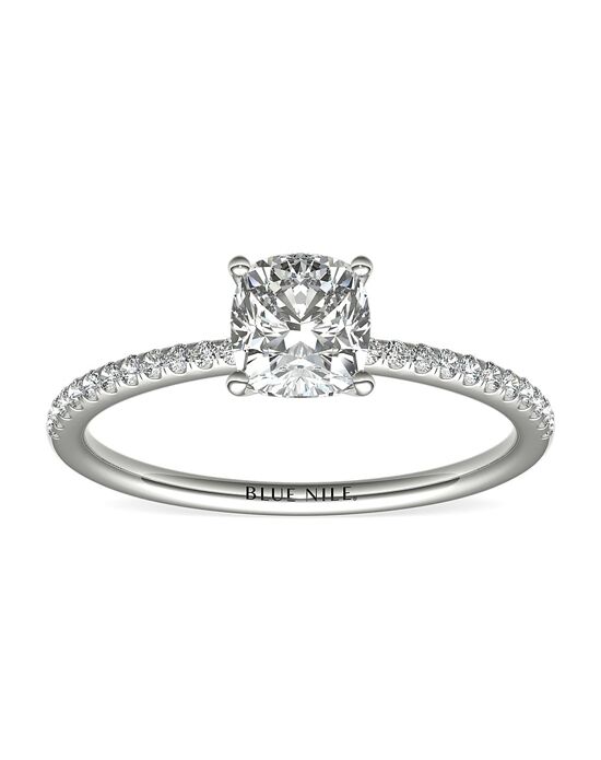 Blue Nile Cushion Cut Engagement Ring - 1