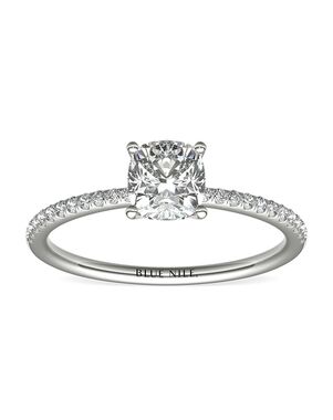 Blue Nile Cushion Cut Engagement Ring