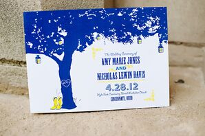 Blue Wedding Invitations