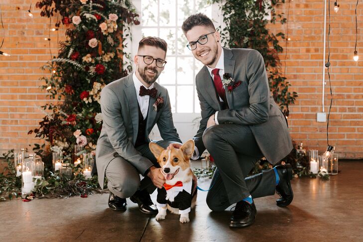 Although southern California's perpetually sunny weather is one of its biggest draws, Sean and John wanted their wedding to pay homage to the crisp au