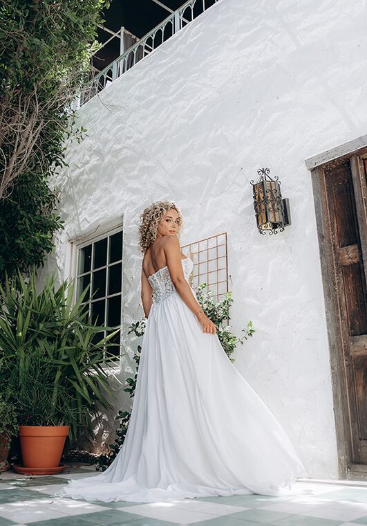 Stella York 8027 A-Line Wedding Dress - 4