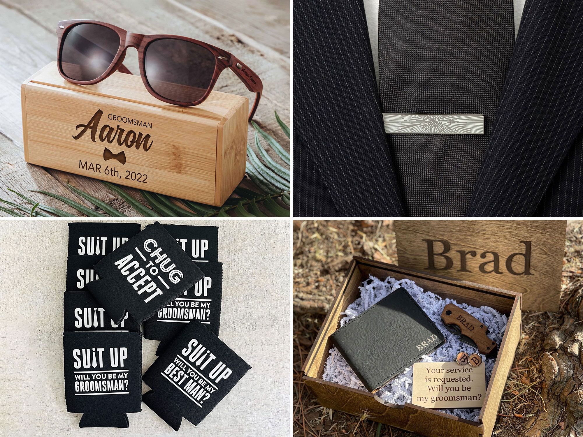 Groom's Crew Groomsman Custom Favor Bags