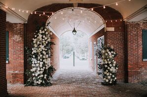 String Lights and Flower Arrangements at The Shambles in Philadelphia, Pennsylvania