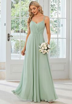 Ever-Pretty ES01692 V-Neck and Plunge Bridesmaid Dress