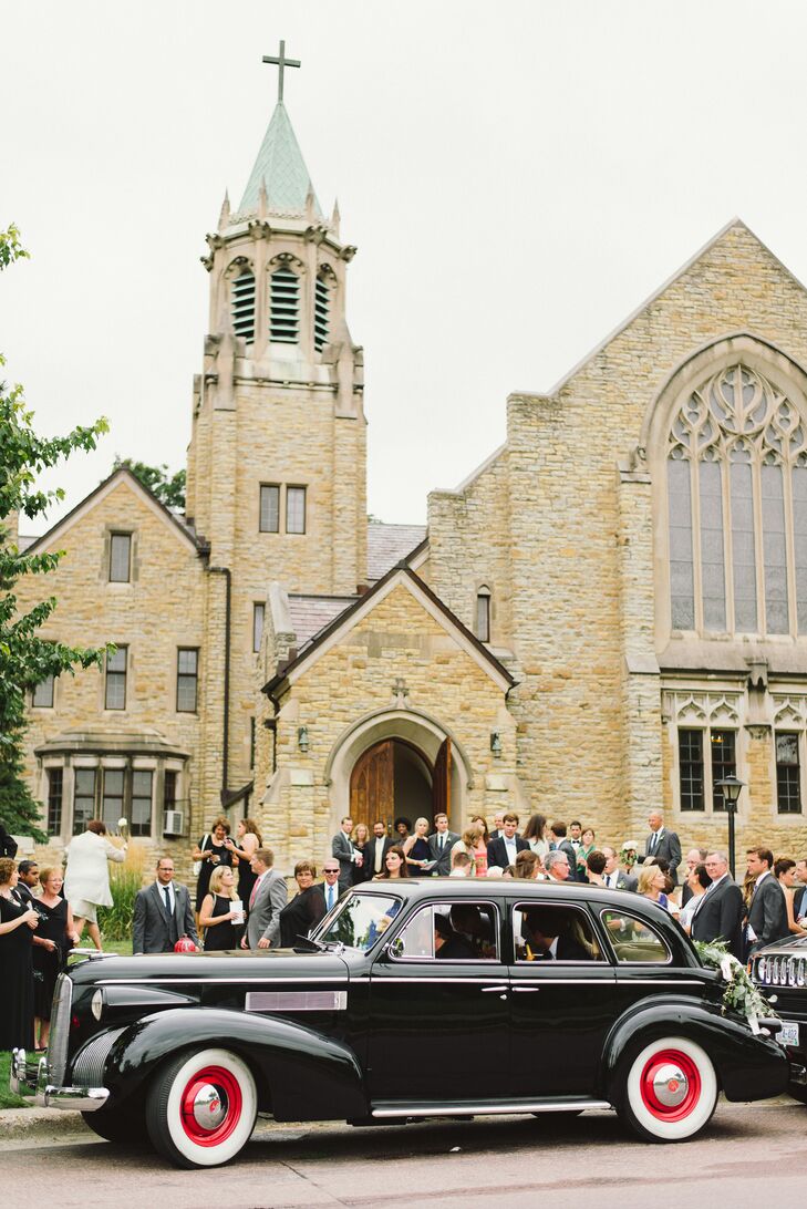 Vintage Car Exit Lake of the Isles Lutheran Church