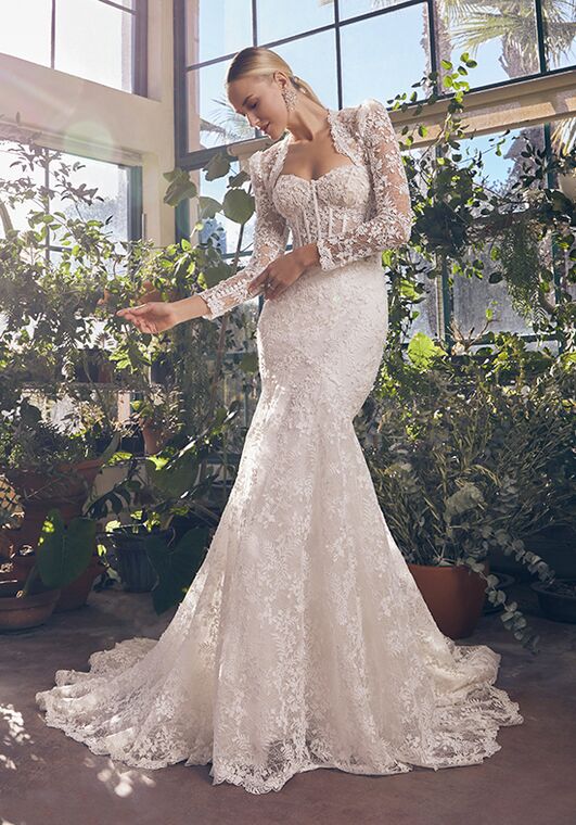 Casablanca Bridal Style 2529 Gigi Fit-and-Flare Wedding Dress - 4