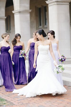 Purple Bridesmaid Dresses