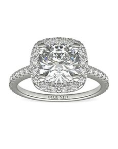 Blue Nile Round Cut Engagement Ring