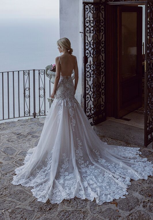 Amalfi Passion collection by Ricca Sposa Felicita 24-018 Mermaid and Trumpet Wedding Dress - 2