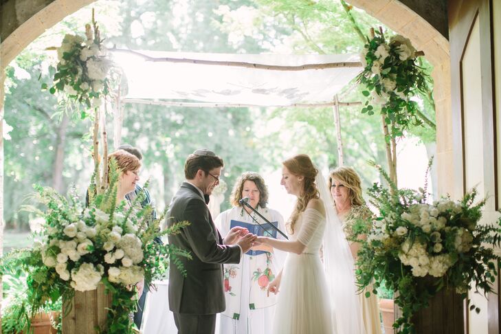 Sloane Berman, 27, a history teacher for Oakwood High School and Robert Meyer, 32, a social media manager met while working on their Master's degrees 