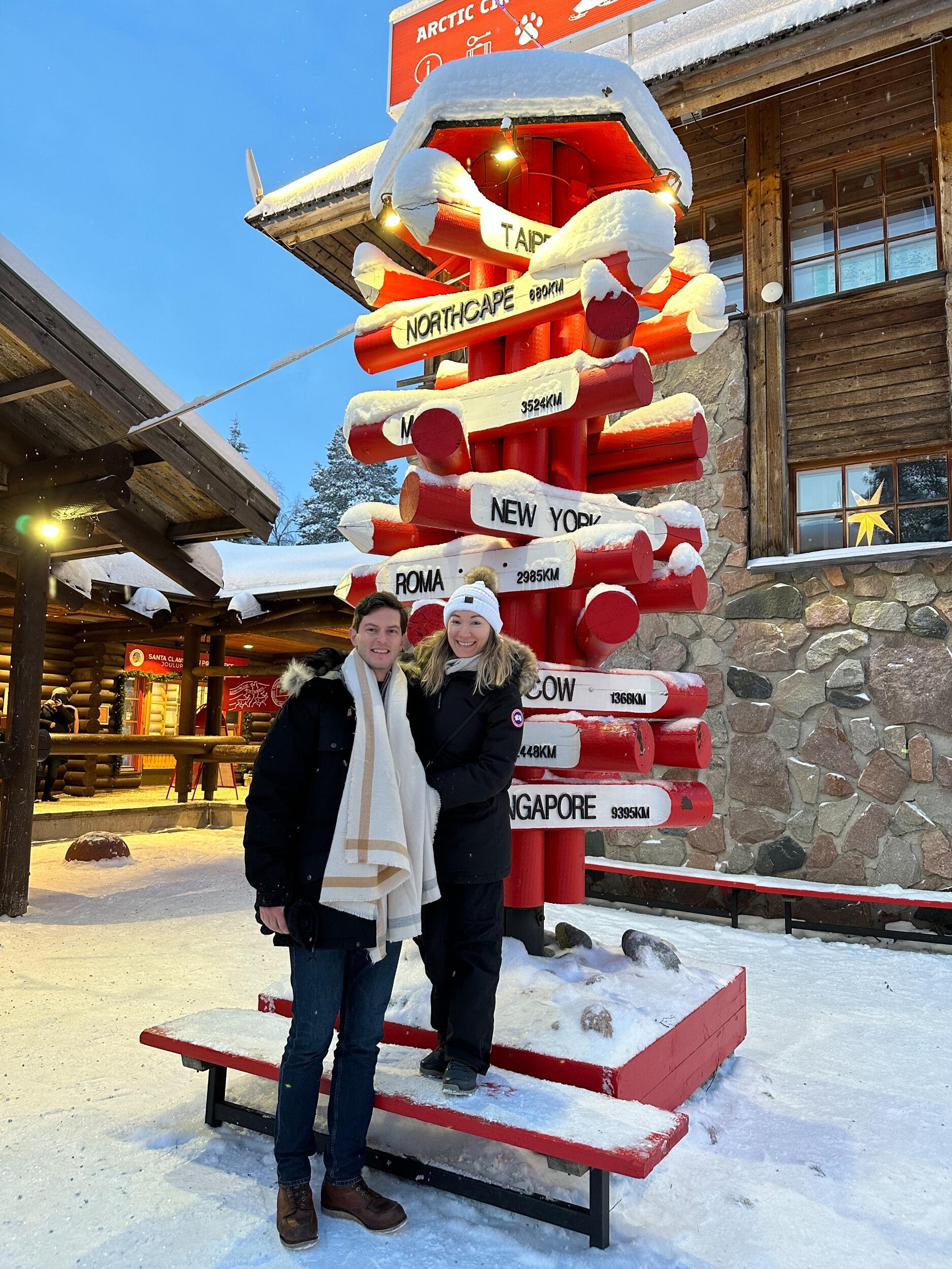 Took a trip to find Santa in the arctic circle of Finland.