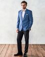 The Black Tux Light Blue Shawl Jacket Tuxedo Blue Tuxedo - thumbnail - 1