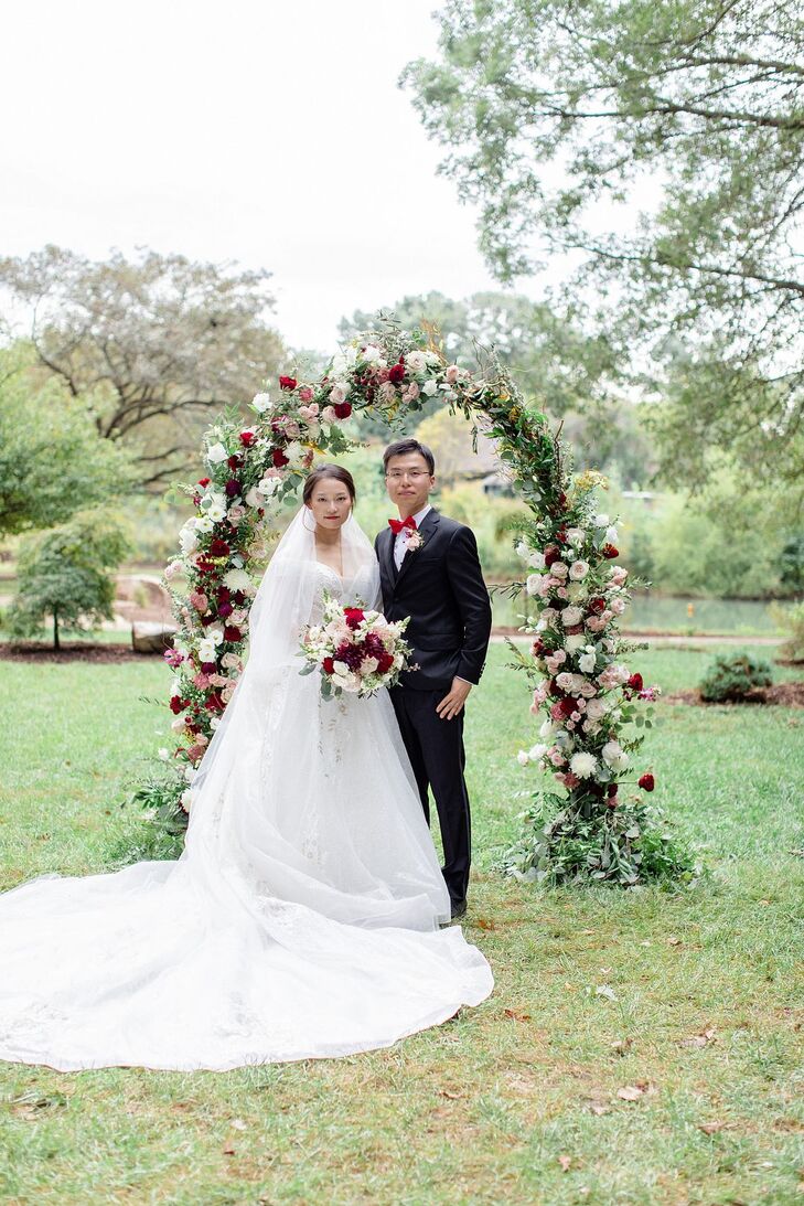 Couple Portraits for Wedding at the University of Illinois