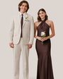 Birdy Grey Suits Taylor Suit in Tan Champagne Tuxedo - thumbnail - 4