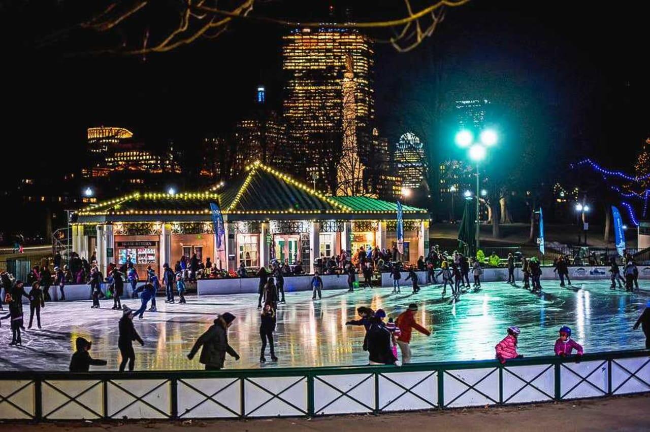 Picture of Ice Skate on the Boston Common Frog Pond