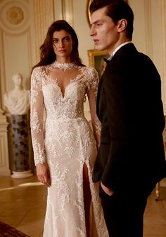 Justin Alexander Jax Fit-and-Flare Wedding Dress