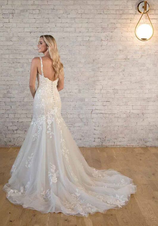 Stella York 7636 Fit-and-Flare Wedding Dress - 3