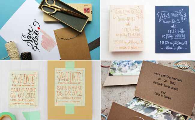 Save the Date Cards, Paper + Free Online Templates