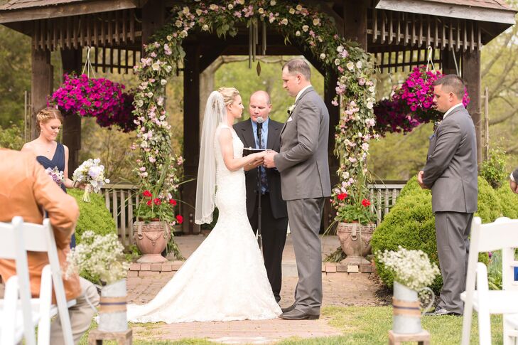 Light Gray Suit With Rose Boutonniere