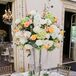 Tall Rose, Hydrangea and Eucalyptus Centerpiece