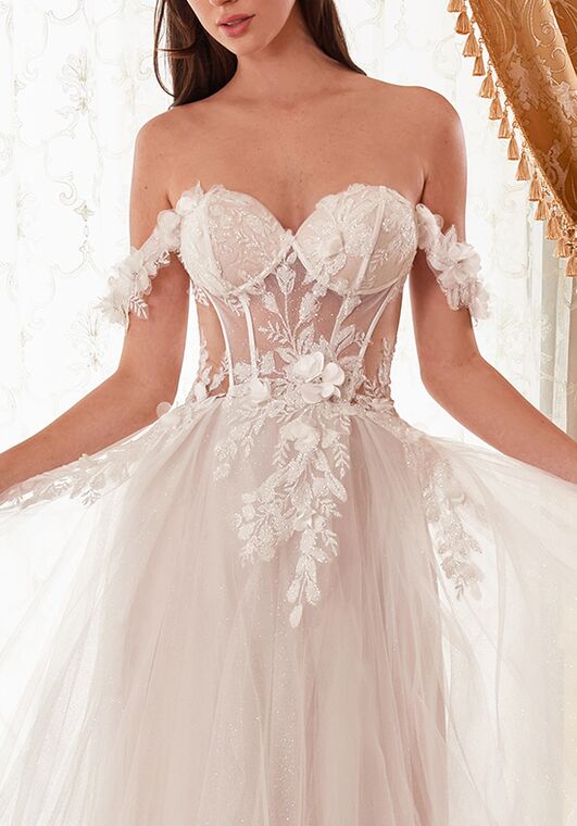 Ladivine WN308 Ball Gown Wedding Dress - 3