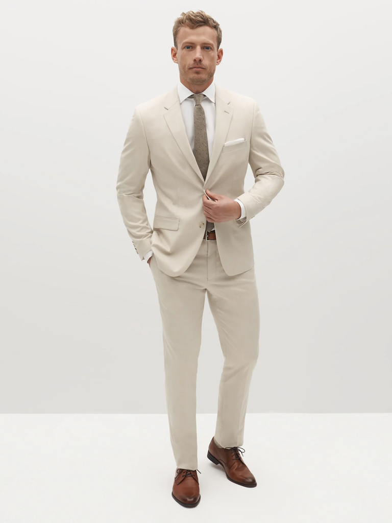 Affordable Wedding Tan Suit from Suitshop 
