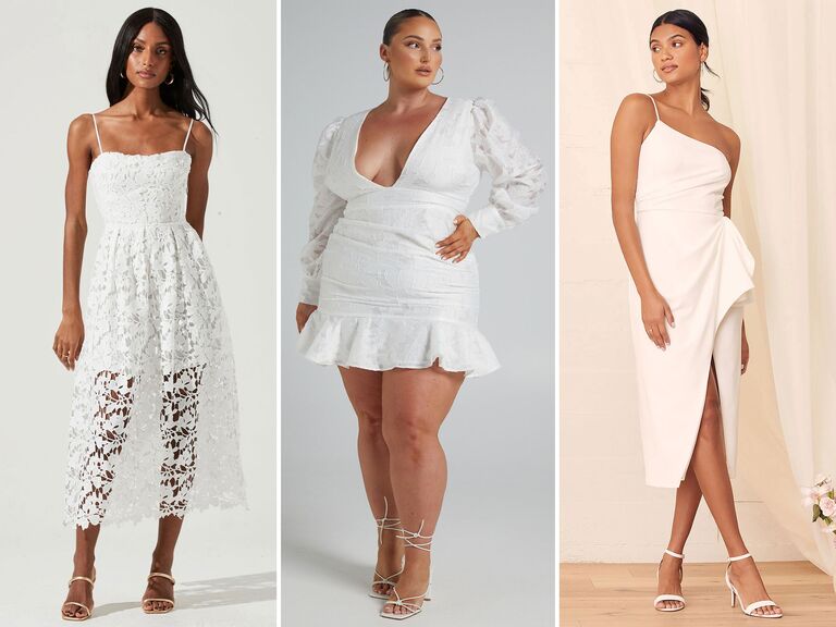 white dress cocktail party