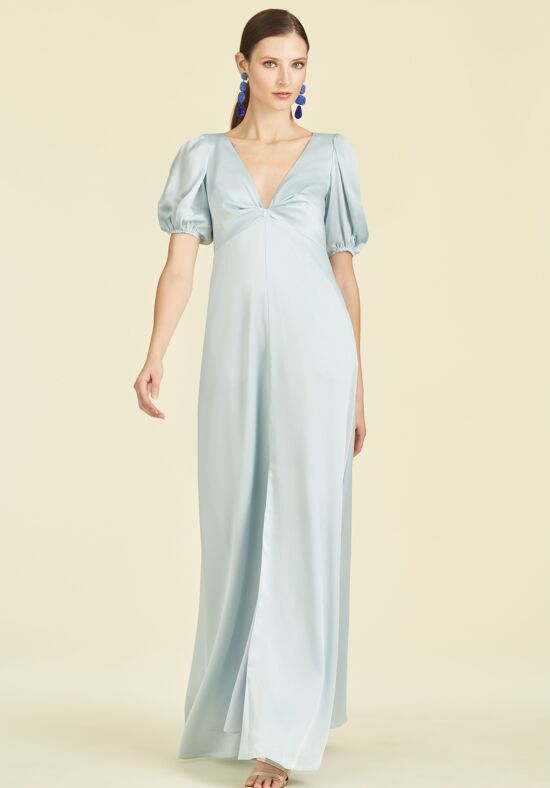 Sachin & Babi Alli Gown - Ice Blue V-Neck Bridesmaid Dress - 1