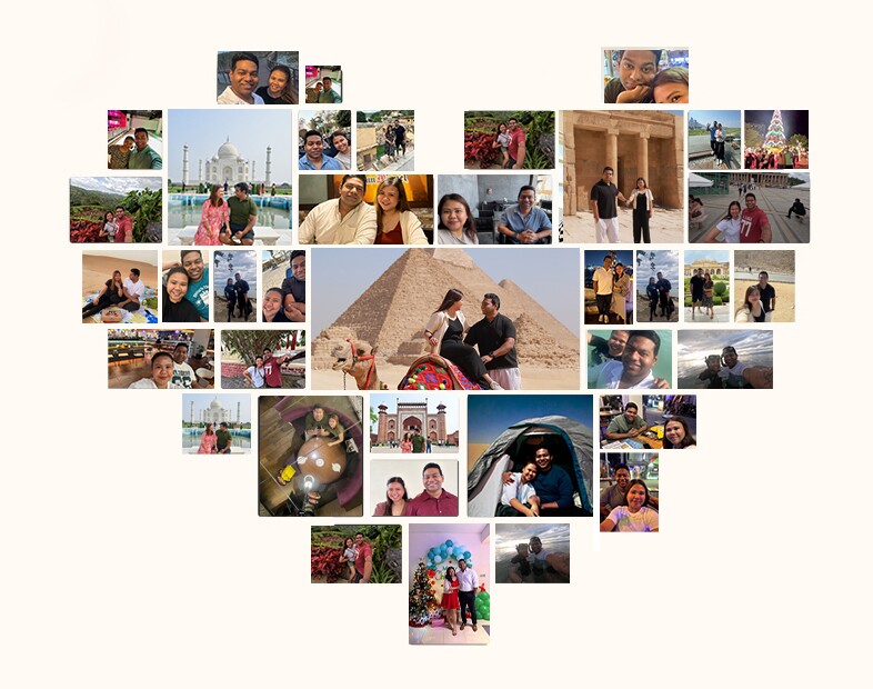 Umesh & Maershia Home Page Banner