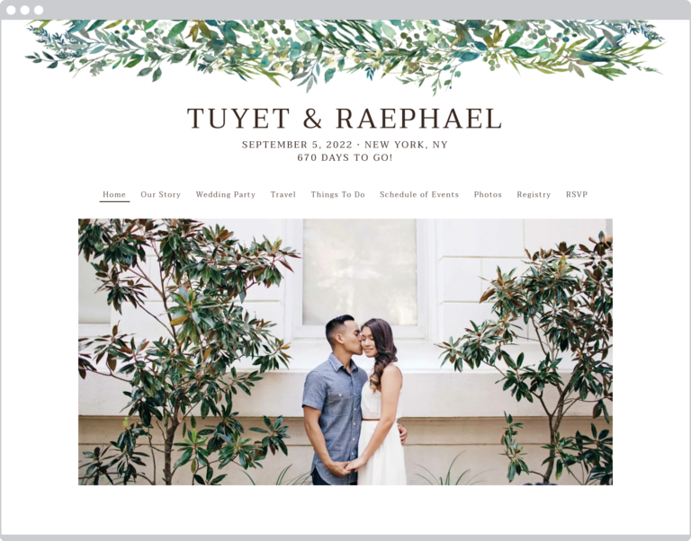 Free Wedding Website Builder: Examples & Templates | The Knot