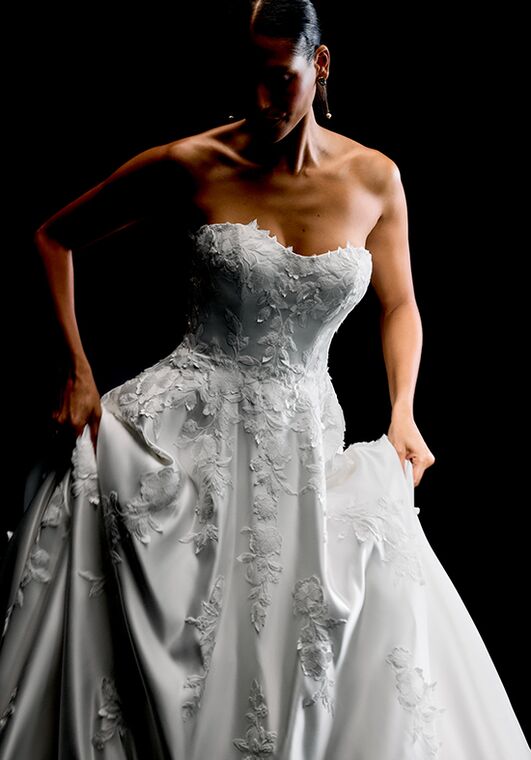 Justin Alexander Signature Samira A-Line Wedding Dress - 5