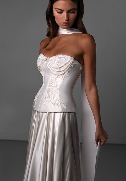 Martina Liana Luxe LE1439 A-Line Wedding Dress - 3