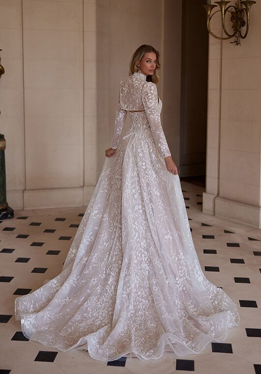 Moonlight Couture H1605 A-Line Wedding Dress - 2