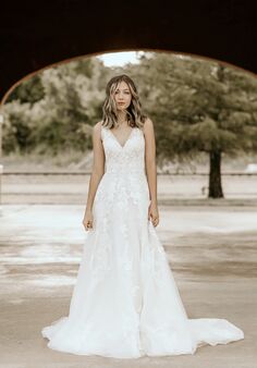 Essense of Australia D3654 A-Line Wedding Dress