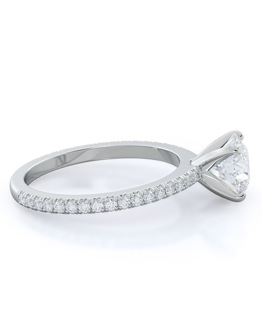 With Clarity Classic Princess, Asscher, Cushion, Emerald, Heart, Marquise, Pear, Radiant, Round, Oval Cut Engagement Ring - 2