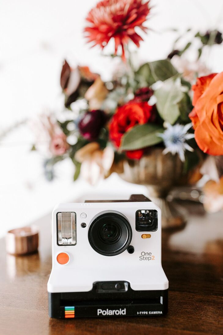 Polaroid Camera for Guest Book at Brick in San Diego, California