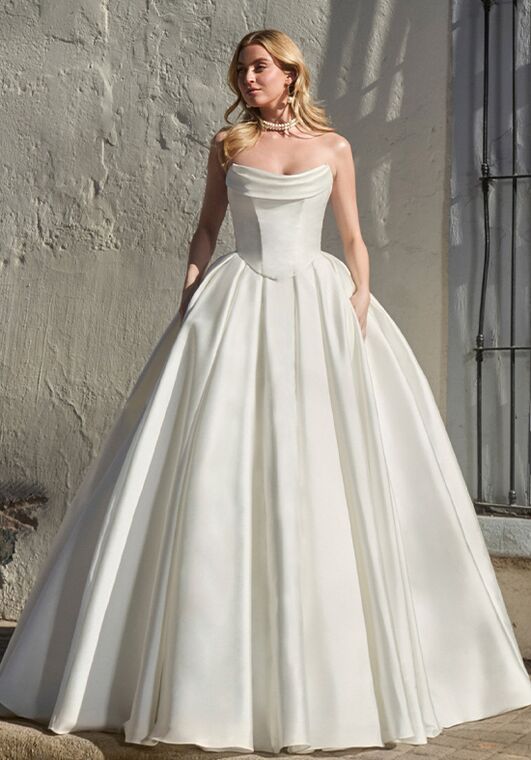 L'amour by Calla Blanche Alsou LA24238 Ball Gown Wedding Dress - 3