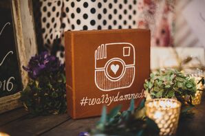 Brick Block with Instagram Hashtag