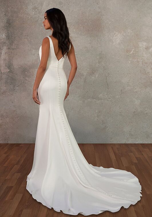 Essense of Australia D4439 Column Wedding Dress - 3