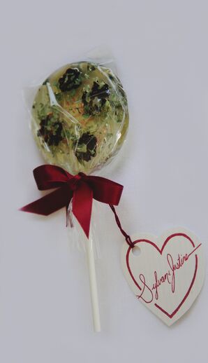 Artisanal Lollipops as Favors