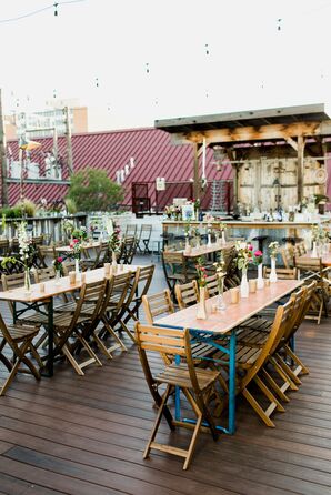 Laid-Back Plenty Mercantile Rooftop Reception