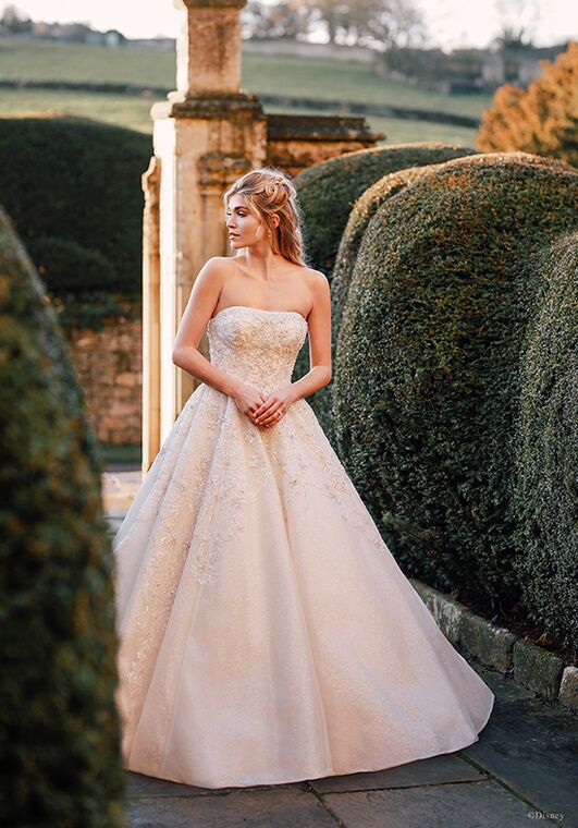 diamond cinderella wedding dresses