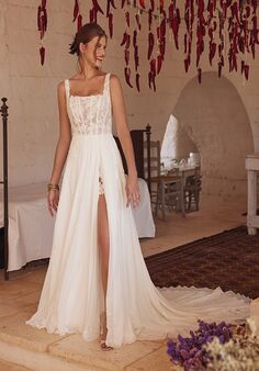 Lillian West 66396 A-Line Wedding Dress